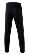 Erima Jogging Pants Essential Team Sweatpants (soft cotton blend, zip pockets) black/gray Boys