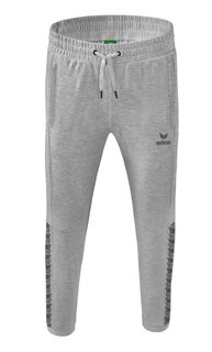 Erima Jogginghose Essential Team Sweathose (weicher Baumwollmix, Reißverschlusstaschen) hellgrau/grau Jungen