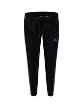 Erima Jogging Pants Essential Team Sweatpants (soft cotton blend, zip pockets) black/grey Women