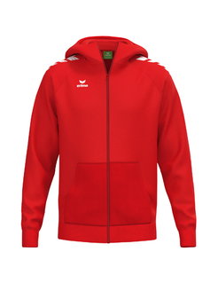 Kurtka z kapturem Erima CMPT Wings Hoody (materiał mieszany) czerwona męska