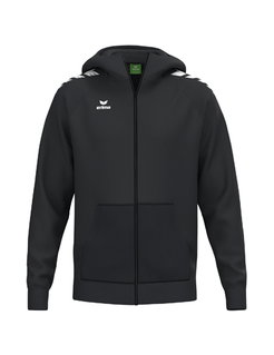 Kurtka z kapturem Erima CMPT Wings Hoody (materiał mieszany) czarna męska