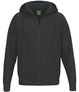 Erima bluza z kapturem TS Hoodie Full Zip (materiał mieszany) czarna męska