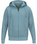 Erima bluza z kapturem TS Hoodie Full Zip (materiał mieszany) niebieska męska
