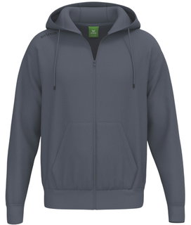 Erima Kapuzenpullover TS Hoodie Full Zip (Mischgewebe) dunkelgrau Herren