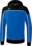 Erima Kapuzenpullover Hoodie Change (Baumwollmix) royalblau/schwarz Herren