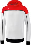 Erima Kapuzenpullover Hoodie Change (Baumwollmix) weiss/rot Herren