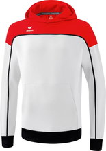 Erima Kapuzenpullover Hoodie Change (Baumwollmix) weiss/rot Herren