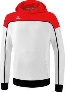 Erima Kapuzenpullover Hoodie Change (Baumwollmix) weiss/rot Herren