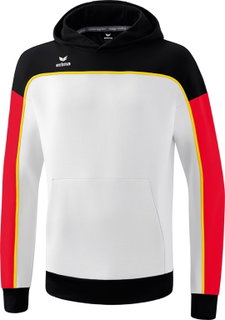 Erima Kapuzenpullover Hoodie Change (Baumwollmix) weiss/schwarz Herren