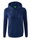 Erima Kapuzenpullover Essential Team (weiche Baumwolle, Rippbündchen) navyblau/grau Damen