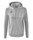 Erima Kapuzenpullover Essential Team (weiche Baumwolle, Rippbündchen) hellgrau/grau Damen