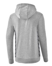 Erima Hooded Sweatshirt Essential Team (soft cotton, ribbed cuffs) light grey/grey Women