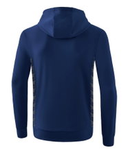 Erima Hooded Sweatshirt Essential Team Hooded Sweat (soft cotton, ribbed cuffs) navy blue/grey Boys