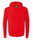 Erima Hooded Sweatshirt Essential Team Hooded Sweat (soft cotton, ribbed cuffs) red/grey Boys