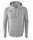 Erima Hooded Sweatshirt Essential Team Hooded Sweat (soft cotton, ribbed cuffs) light grey/grey Boys