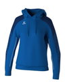Erima Kapuzenpullover Evo Star (100% Polyester) royalblau/navyblau Damen