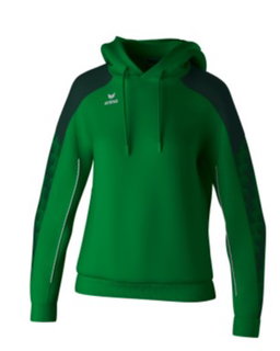 Erima Kapuzenpullover Evo Star (100% Polyester) smaragdgrün/pine Damen