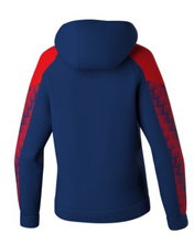 Erima Hooded Sweatshirt Evo Star (100% Polyester) navy blue/red Ladies