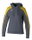 Erima Hooded Sweatshirt Evo Star (100% Polyester) grey/yellow Ladies