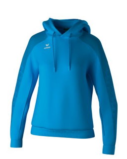 Erima Kapuzenpullover Evo Star (100% Polyester) curacaoblau Damen