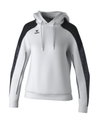 Erima Kapuzenpullover Evo Star (100% Polyester) weiss/schwarz Damen