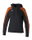 Erima Hooded Sweatshirt Evo Star (100% Polyester) black/orange Ladies