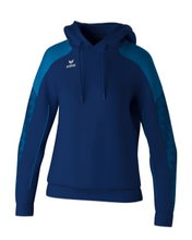 Erima Hooded Sweatshirt Evo Star (100% Polyester) navy blue/blue Ladies