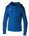 Erima Kapuzenpullover Evo Star (100% Polyester) royalblau/navyblau Kinder