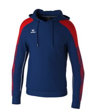 Erima Hoodie Evo Star (100% Polyester) navy blue/red Kids