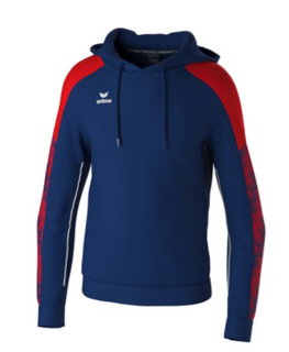 Erima Kapuzenpullover Evo Star (100% Polyester) navyblau/rot Kinder