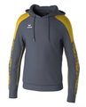 Erima Kapuzenpullover Evo Star (100% Polyester) grau/gelb Herren