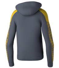 Erima Hoodie Evo Star (100% Polyester) grey/yellow Kids