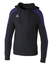 Erima Hoodie Evo Star (100% Polyester) black/purple Kids