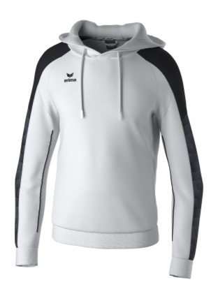Erima Kapuzenpullover Evo Star (100% Polyester) weiss/schwarz Herren