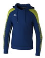 Erima Kapuzenpullover Evo Star (100% Polyester) navyblau/limegrün Herren