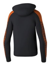 Erima Hooded Sweatshirt Evo Star (100% Polyester) black/orange men's