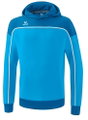 Erima Kapuzenpullover Hoodie Change (Baumwollmix) curacaoblau/weiss Herren