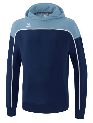 Erima Kapuzenpullover Hoodie Change (Baumwollmix) navyblau/weiss Herren
