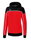 Erima Kapuzenpullover Hoodie Change (Baumwollmix) rot/schwarz Damen