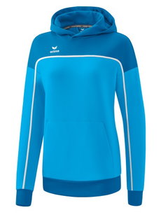 Erima Kapuzenpullover Hoodie Change (Baumwollmix) curacaoblau Damen