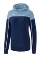 Erima Hoodie Change Hooded Sweatshirt (Cotton Blend) Navy Blue/Denim Blue Women