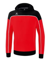Erima Hoodie Change Hooded Sweatshirt (Cotton Blend) Red/Black/White Boys