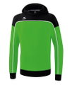 Erima Kapuzenpullover Hoodie Change (Baumwollmix) grün/schwarz Jungen