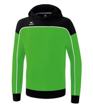 Erima Hoodie Change Hoodie (Cotton Blend) Green/Black Boys