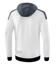 Erima Hoodie Change Hooded Sweatshirt (Cotton Blend) White/Grey/Black Boys