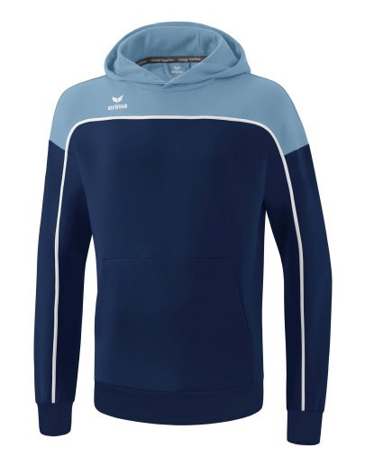 Erima Kapuzenpullover Hoodie Change (Baumwollmix) navyblau/denimblau Jungen