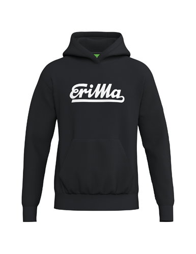 Erima Kapuzenpullover Retro 2.0 Hoodie (Baumwolle-Mischung) schwarz Herren