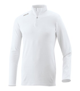 Erima Sportowa koszulka z długim rękawem Rolli Half-Zip (miękki materiał elastyczny) biały mężczyźni