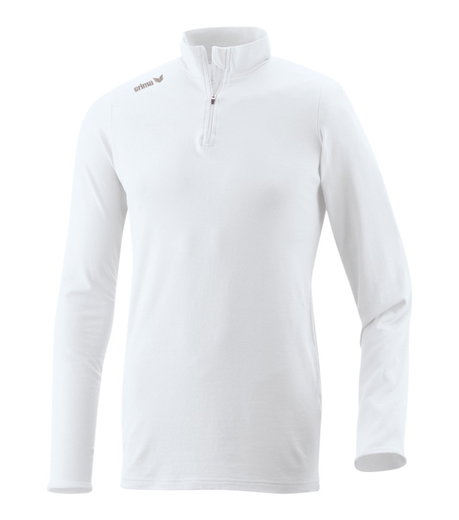 Erima Sport-Langarmschirt Rolli Half-Zip (weiches Stretchmaterial) weiss Herren