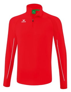 Erima Sport-Langarmshirt Liga Star Trainingstop (strapazierfähig Funktionsmaterial, Stehkragen) rot/weiss Jungen